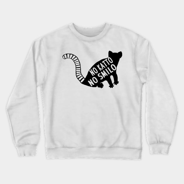 Peeping ring-tailed lemur smile women lemur motif fan Crewneck Sweatshirt by FindYourFavouriteDesign